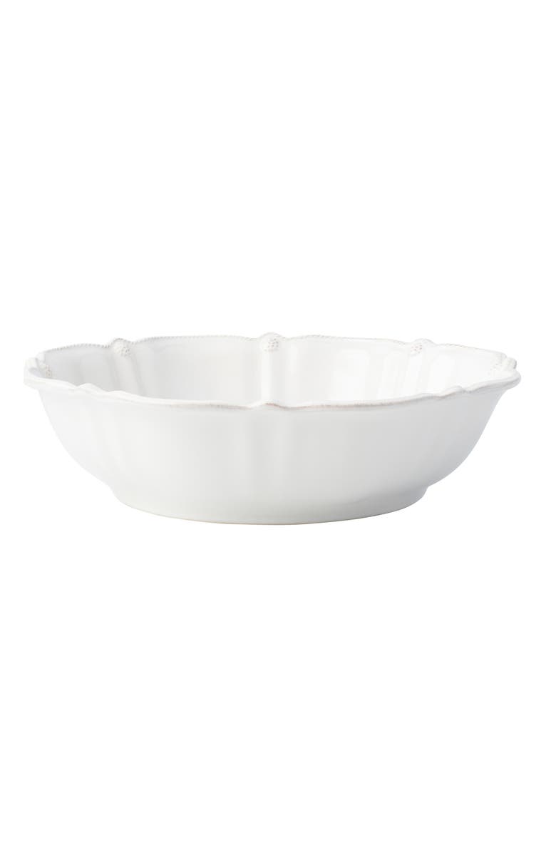 Juliska Berry & Thread Ceramic Serving Bowl, Main, color, White