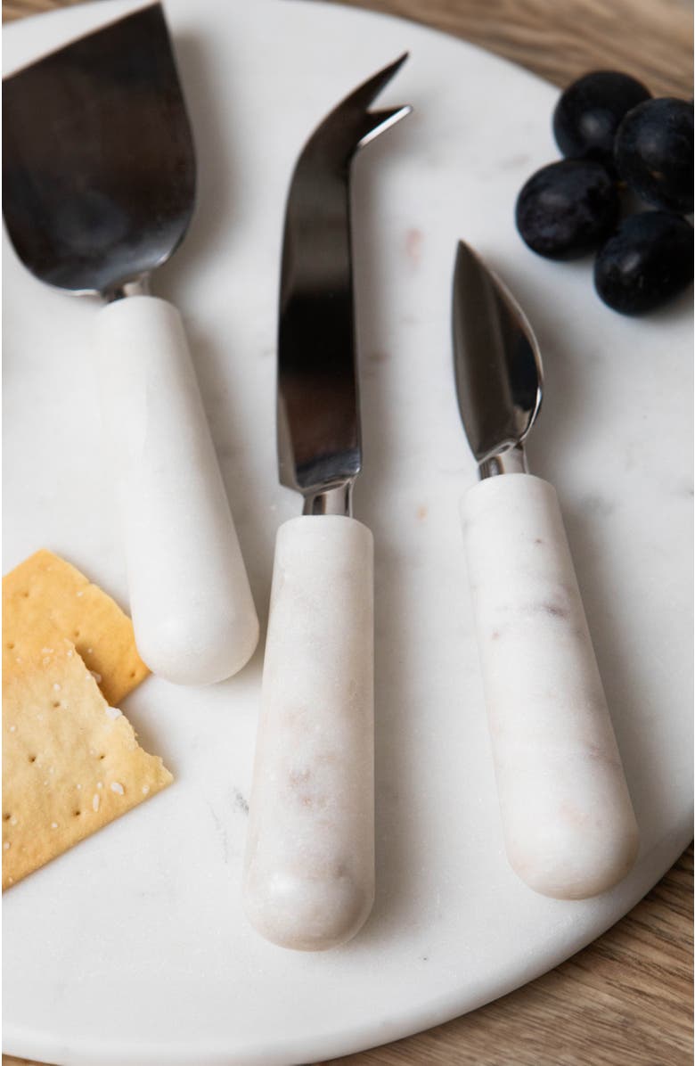 Verve Culture Boxed Set of Marble Cheese Tools, Alternate, color, 