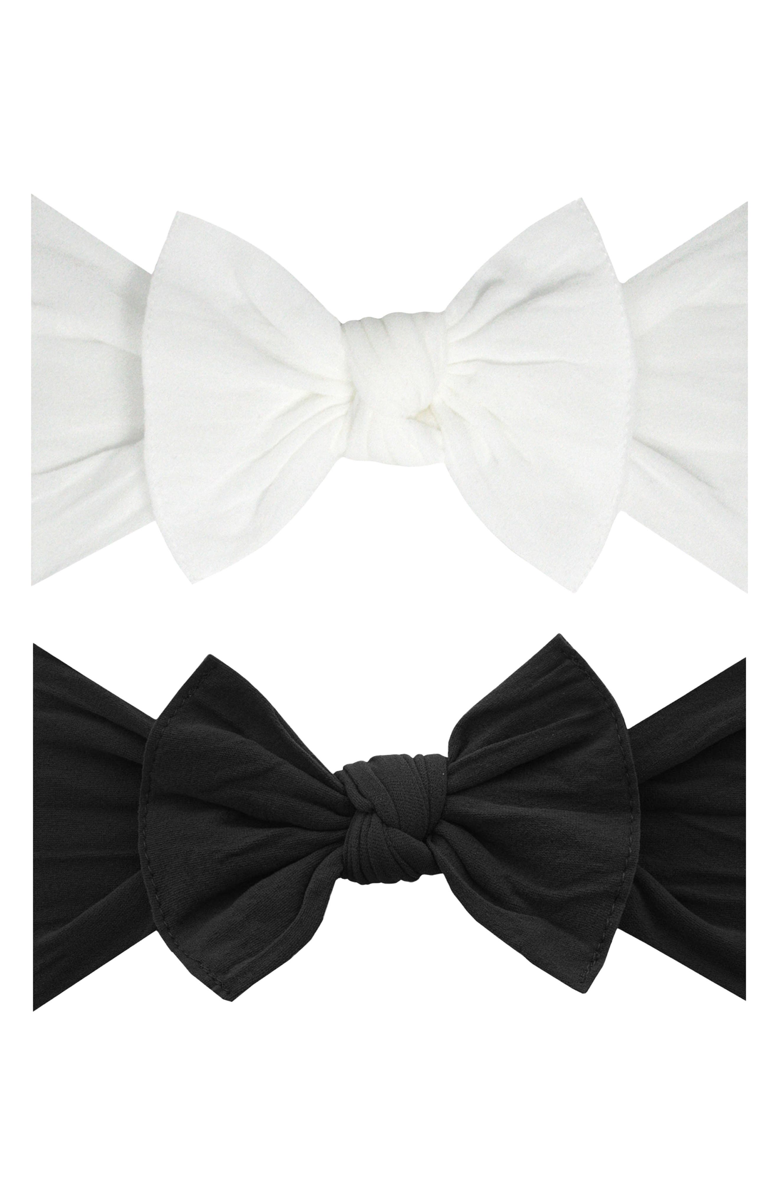 Baby Bling Headbands in White Black 