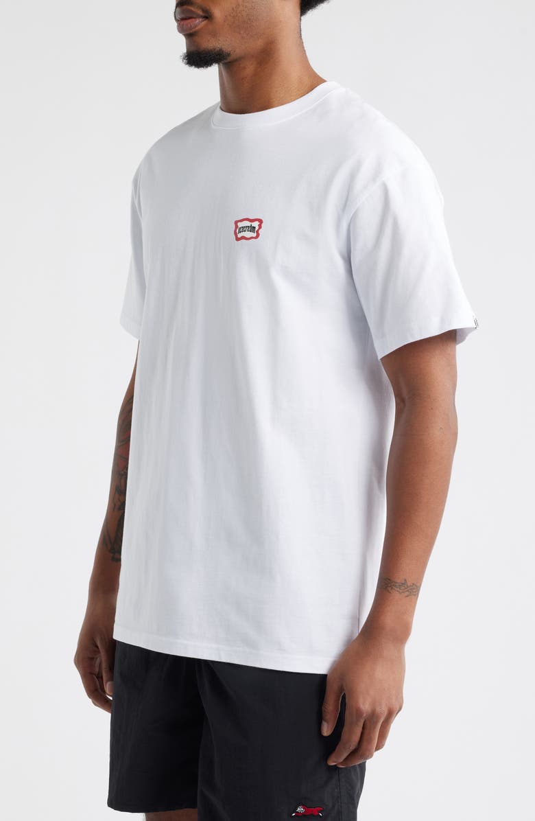 ICECREAM Quarters Graphic T-Shirt, Alternate, color, White