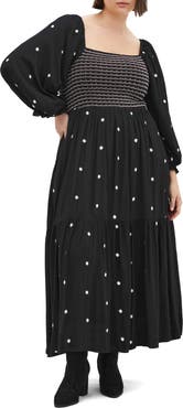 City Chic Kai Long Sleeve Maxi Dress