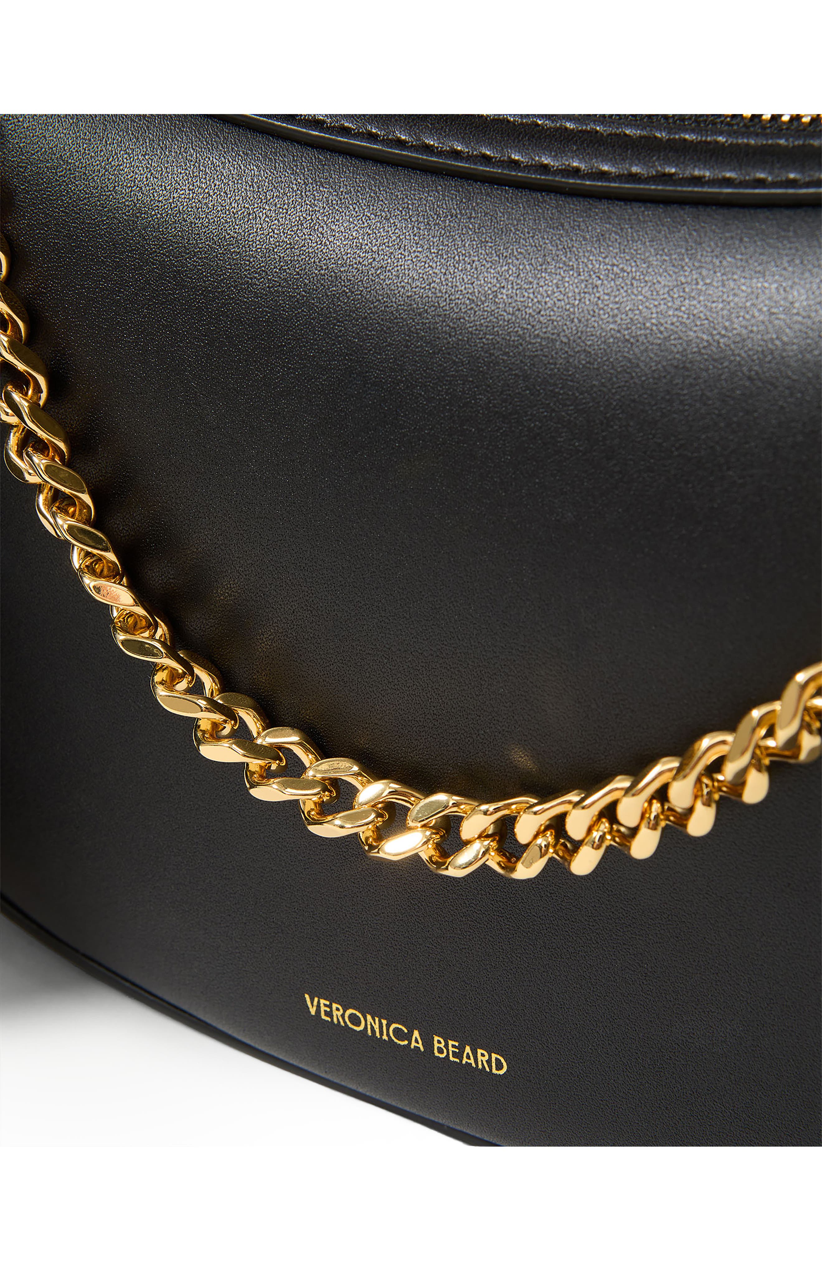 Veronica Beard Small Fortune Leather Shoulder Bag, Alternate, color, 