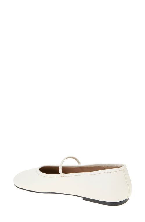 Bcbgeneration Marzi Mary Jane Flat In Blanc