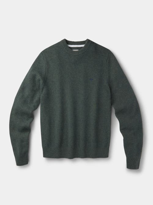 Aubin Phillips Lambswool Crew Neck Sweater In Brown