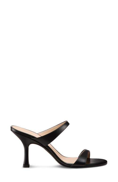 Stuart Weitzman Nudist Patent Leather Dual-strap Sandals