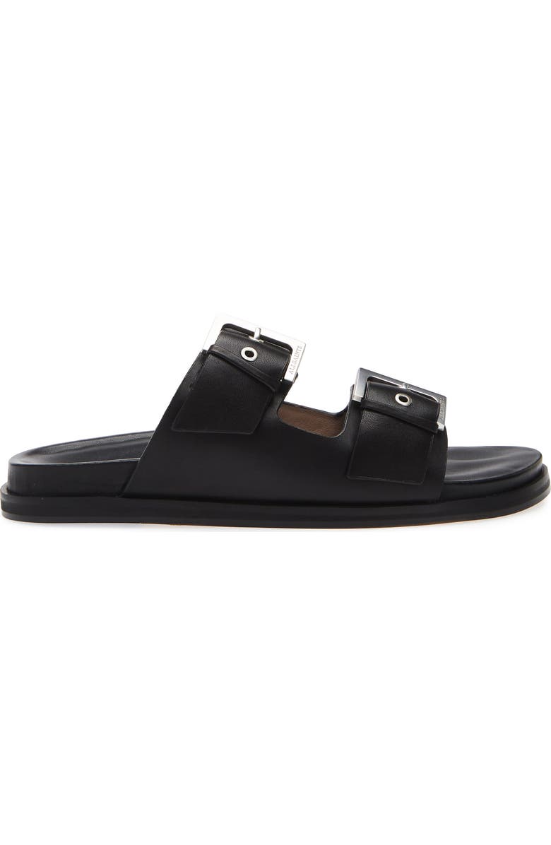 AllSaints Mia Double Strap Slide Sandal, Alternate, color,
