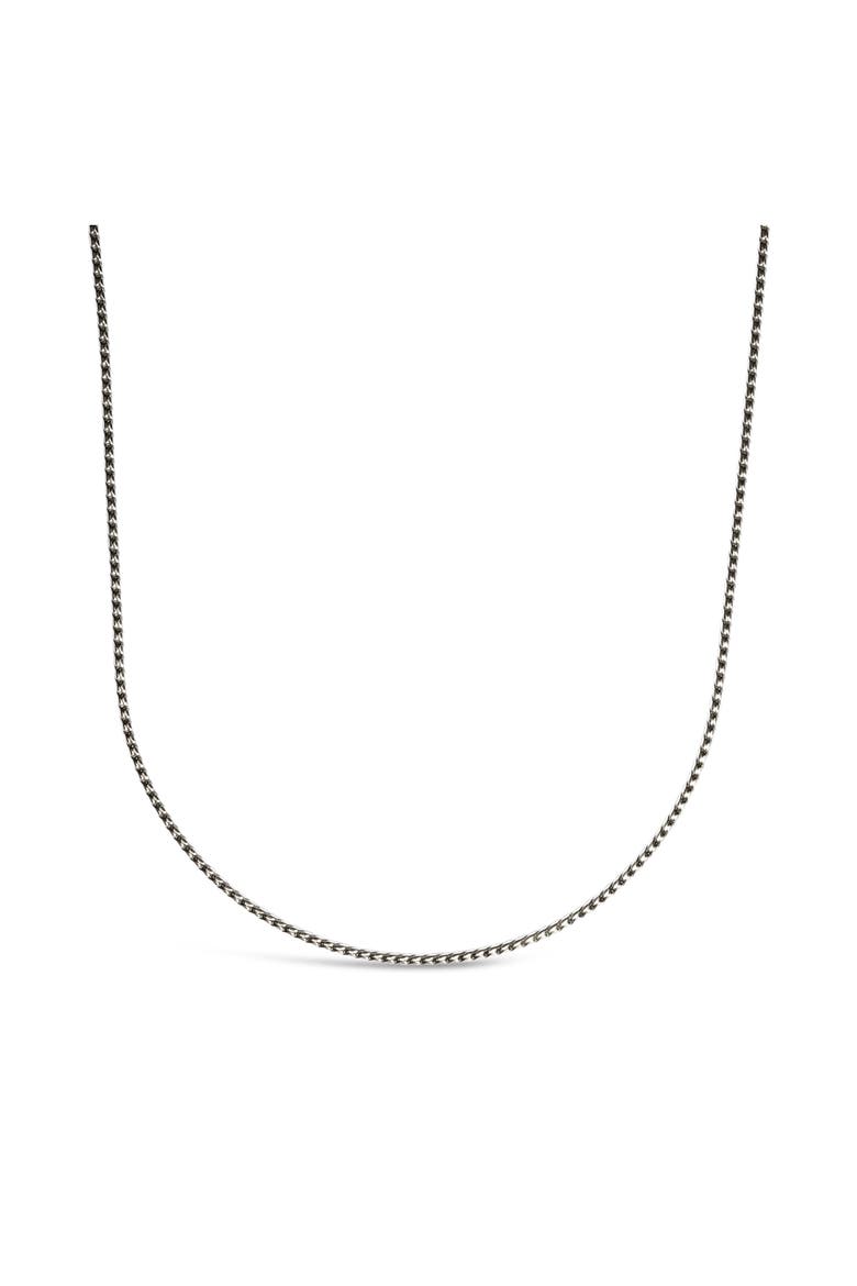 Rope Chain Necklace, Main, color, Silver