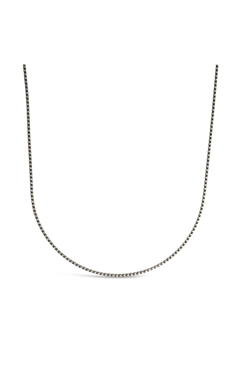 LOUPN Rope Chain Necklace, Main, color, Silver