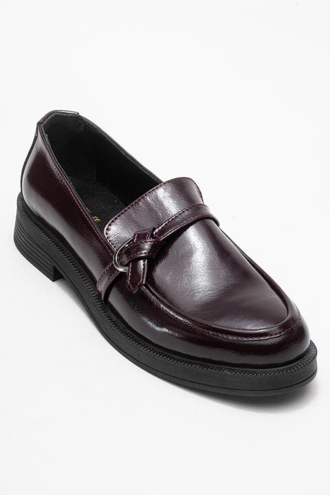 Galea Buckled Leather Loafers