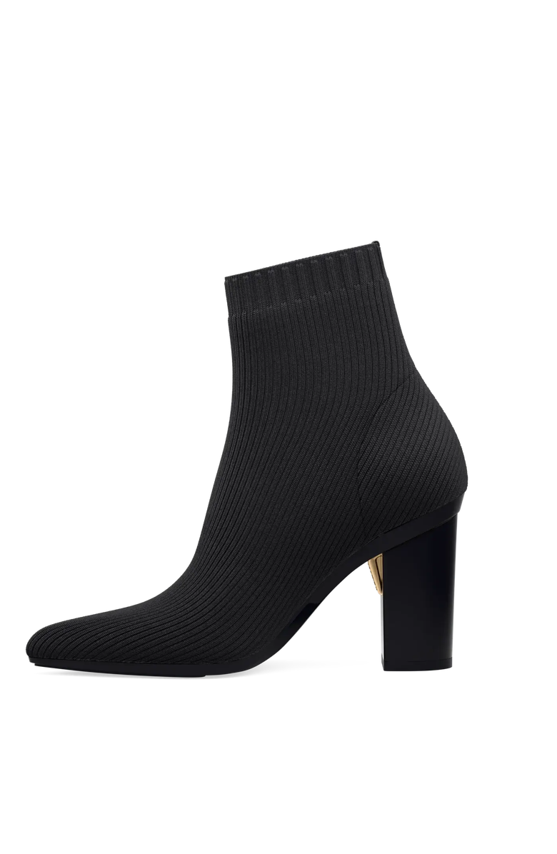 Pashion Footwear The Bootie 4" Block Convertible Heel, Alternate, color, Coal Knit