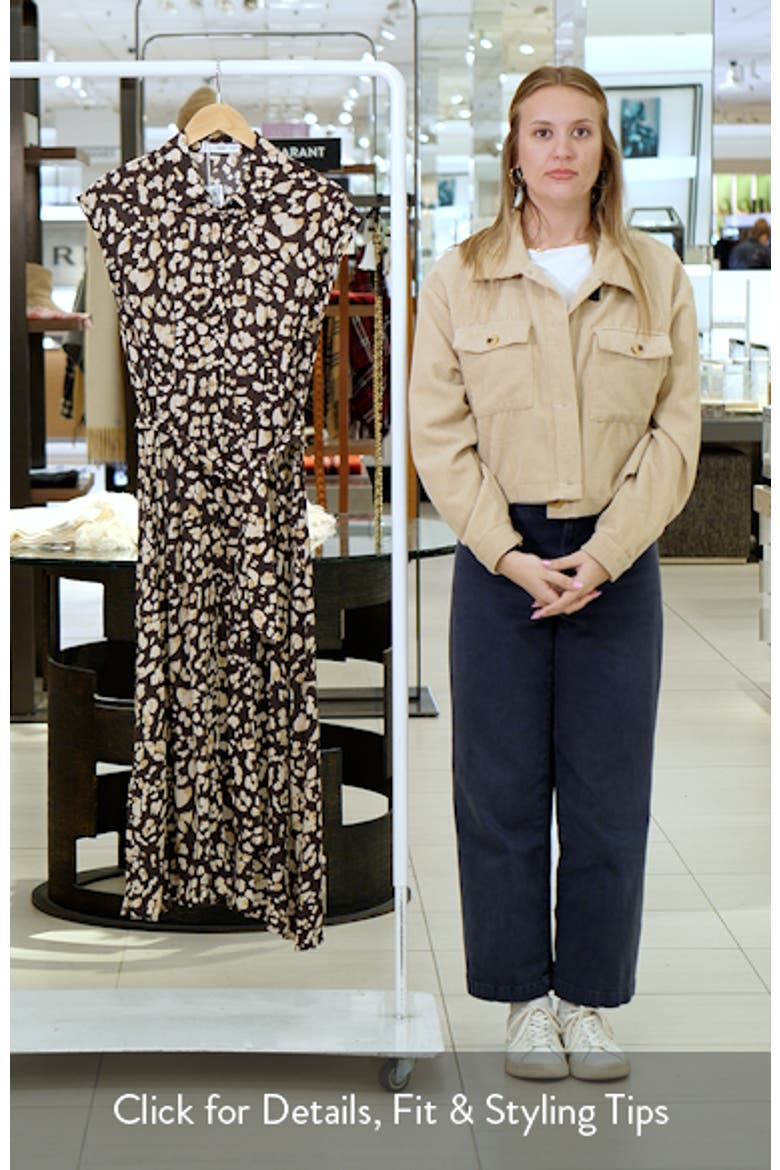 Printed Tie Belt Shirtdress video