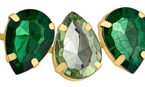 Jardin Crystal Teardrop Statement Necklace In Multi
