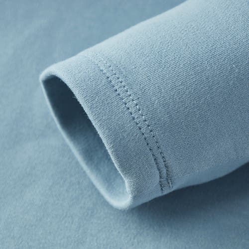 Milkbarn Brushed Long Sleeve T-shirt In Blue