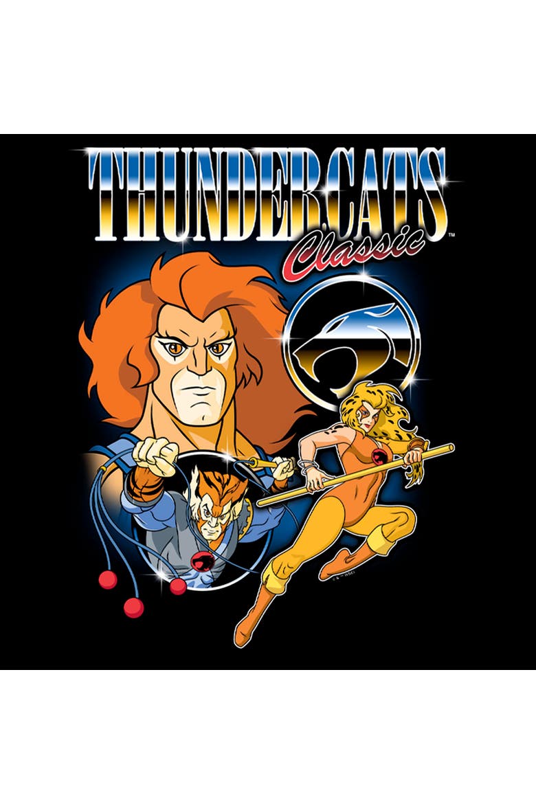 Men's ThunderCats Classic Cats Poster Graphic T-Shirt, Alternate, color, Black