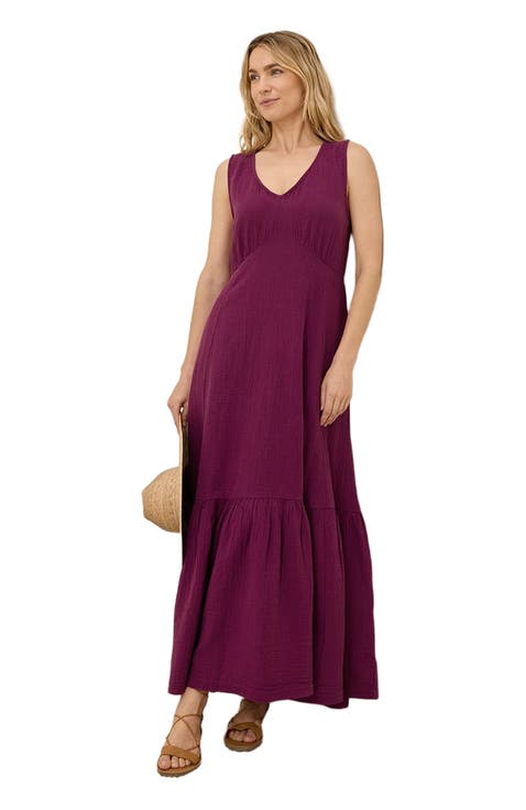 Organic Cotton Double Gauze Beach To Brunch Dress