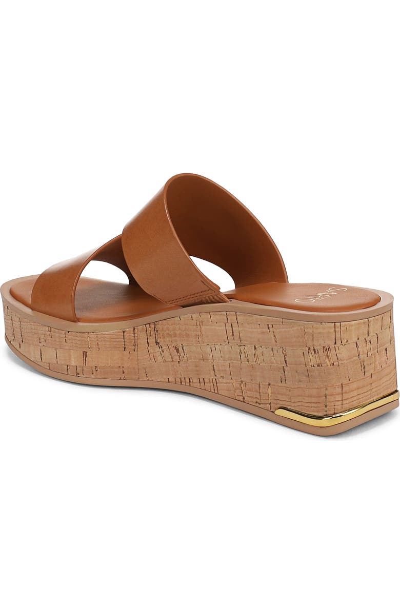 SARTO by Franco Sarto Tahani 2 Platform Wedge Sandal, Alternate, color, Caramel