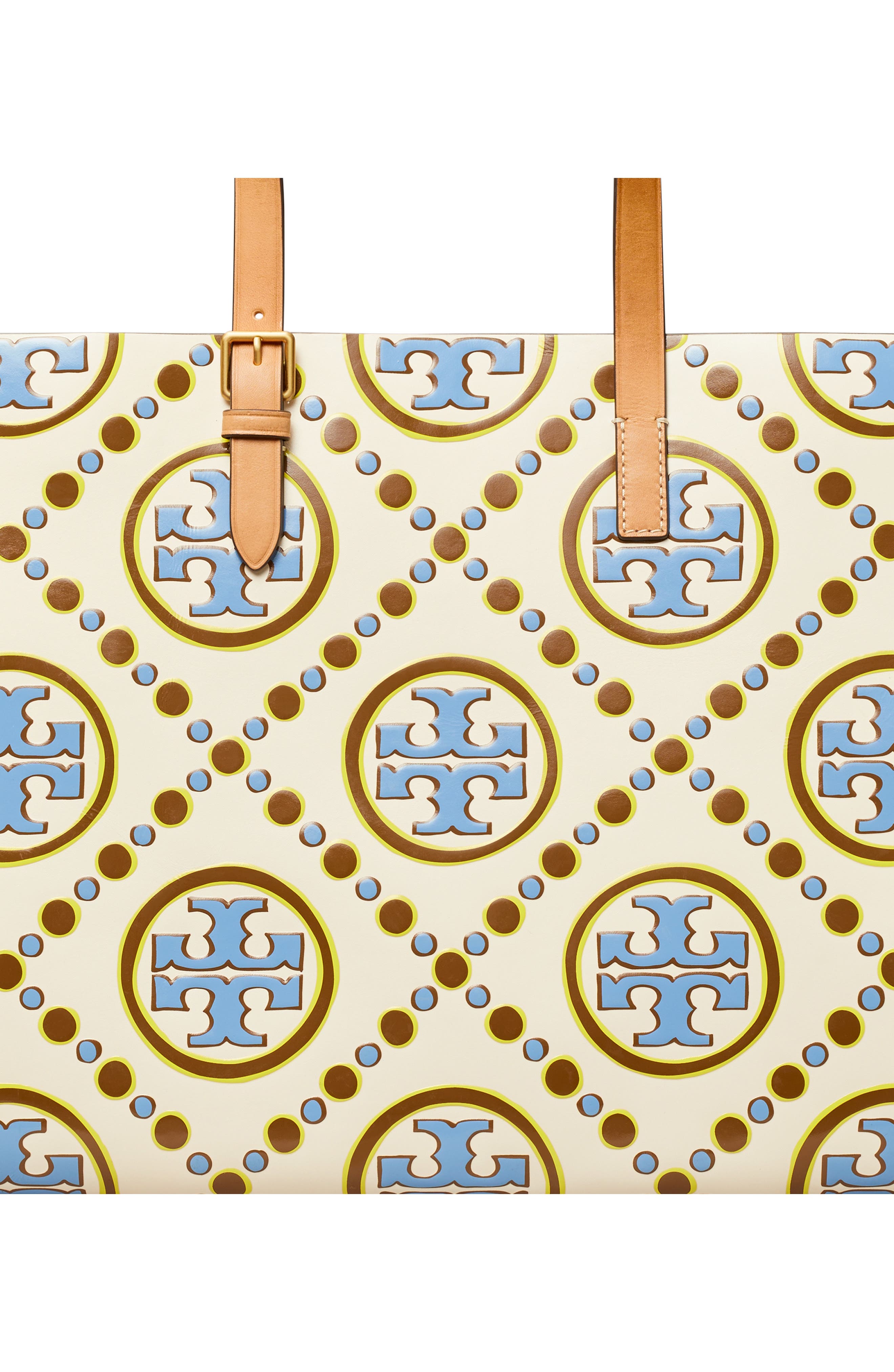 Tory Burch T Monogram Contrast Embossed Tote, Alternate, color, 
