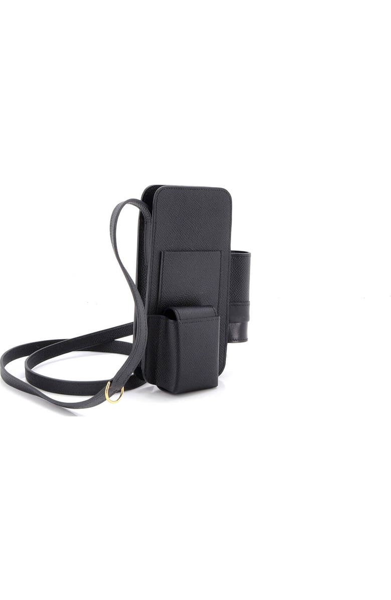 Pre-Owned Hermes Hermesway Phone Case Crossbody Bag Epsom, Alternate, color, Noir