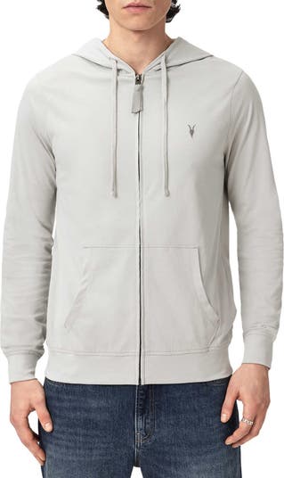 AllSaints Brace Cotton Zip-Up Hoodie | Nordstrom