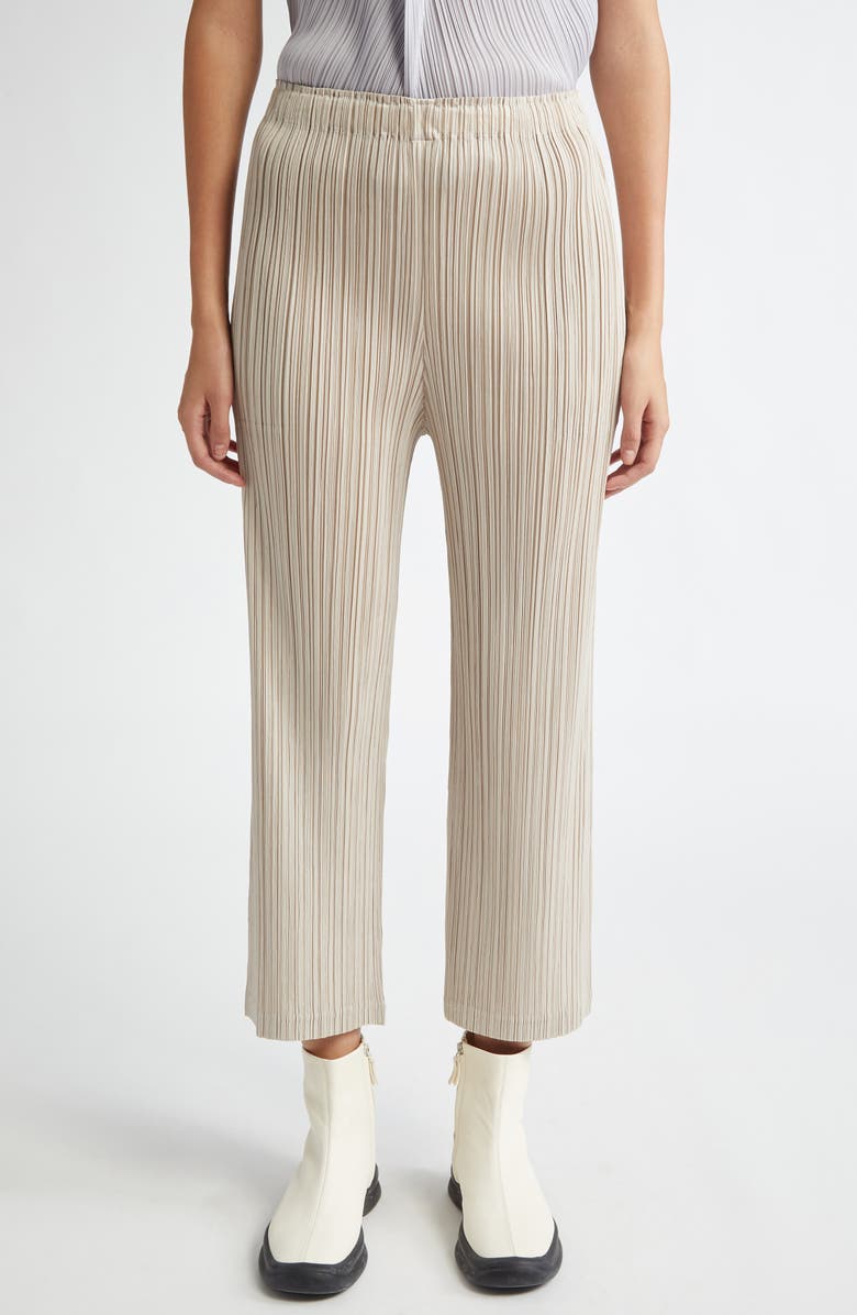 Pleats Please Issey Miyake Pleated Straight Leg Pants | Nordstrom