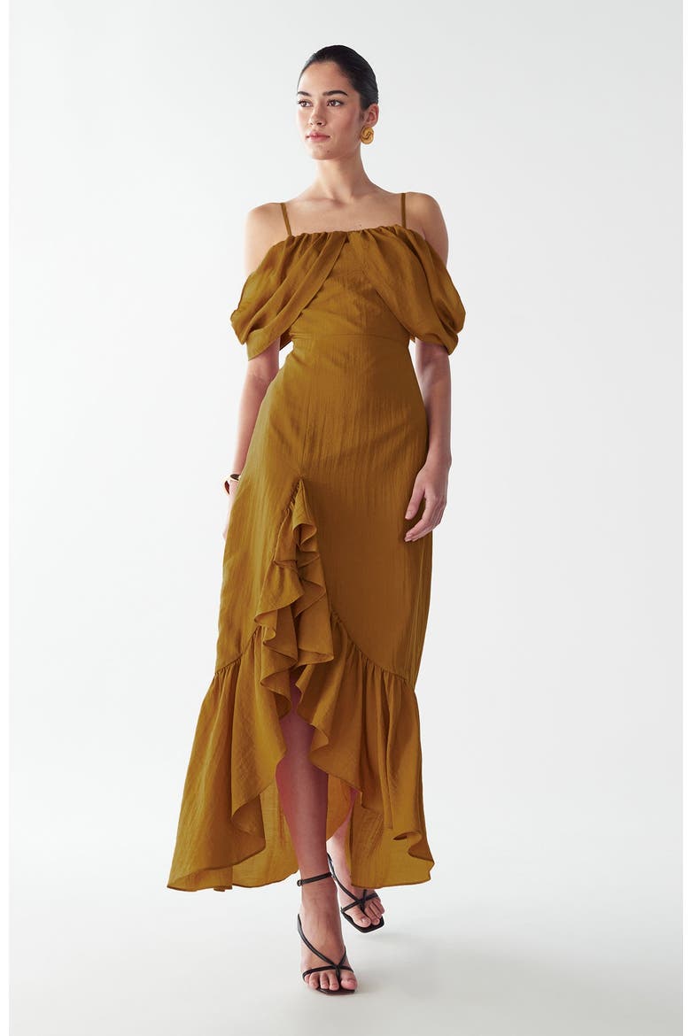 Shelly Maxi Dress, Alternate, color, Copper