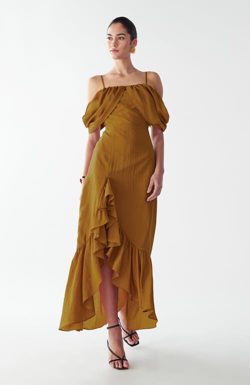 St Mrlo Shelly Maxi Dress In Brown