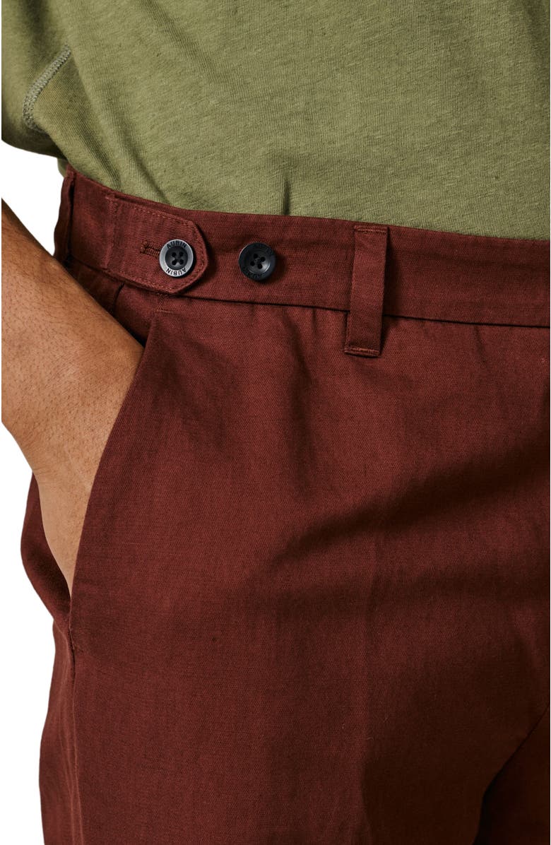 Aubin Pasmore Slim Leg Suit Trouser, Alternate, color, Brown
