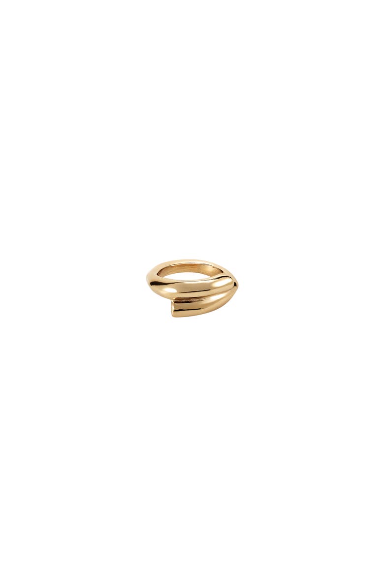 Tubular Band Ring, Main, color, Gold