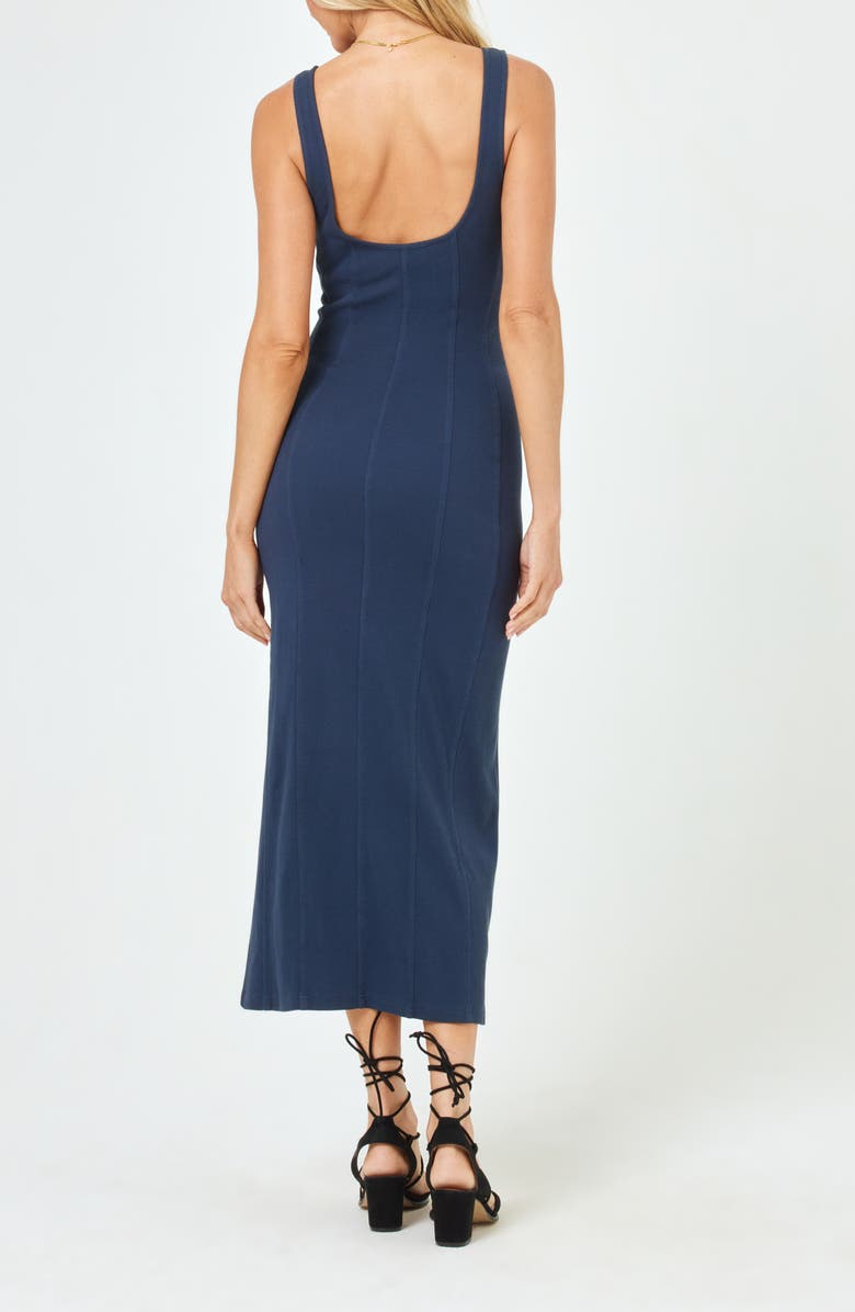 LSPACE Vivienne Rib Cover-Up Dress, Alternate, color, Slate