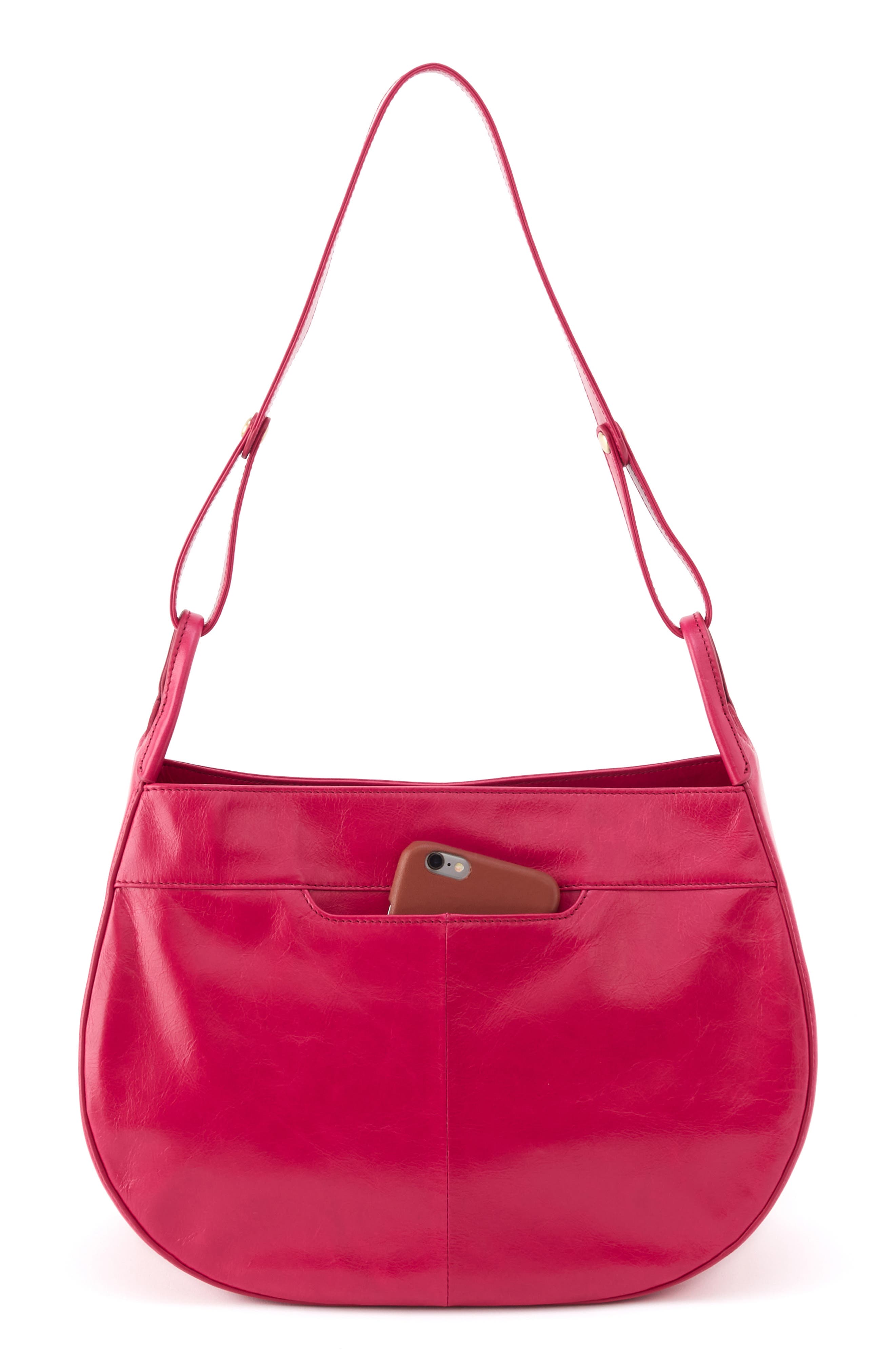 HOBO Arla Leather Shoulder Bag, Alternate, color, 
