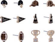 Hallmark Game Day Trophy 6pk Earring Set