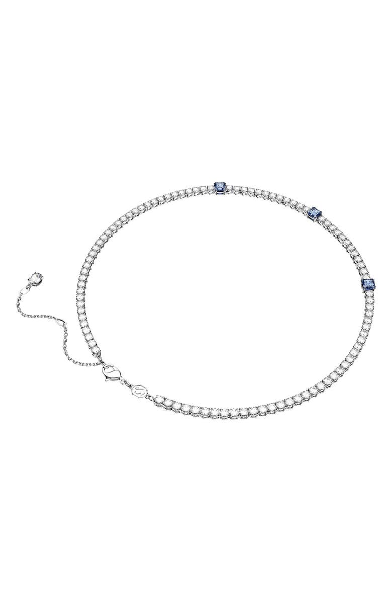 Swarovski Matrix Tennis Necklace, Alternate, color, 