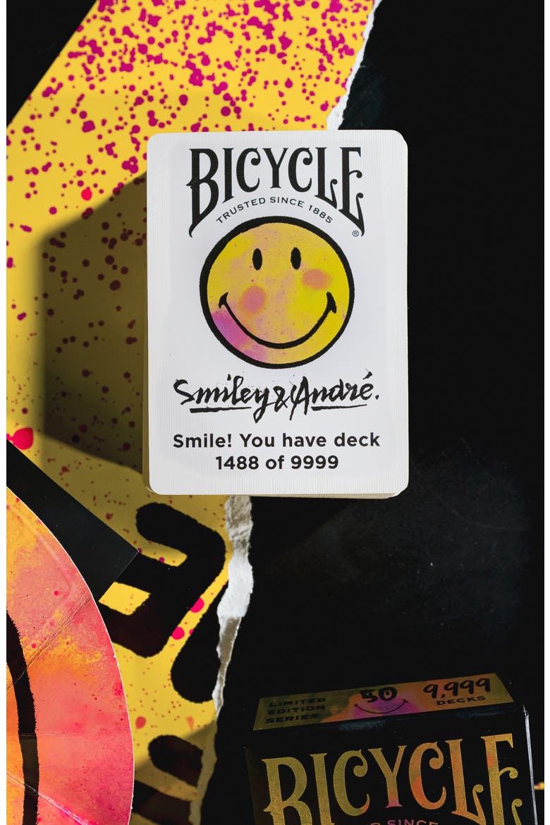 Smiley® x André Bicycle Limited Edition Playing Cards | Nordstromrack