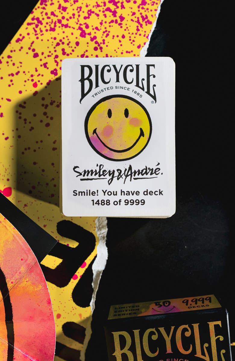Bicycle Smiley<sup>®</sup> x André Bicycle Limited Edition Playing Cards, Alternate, color,