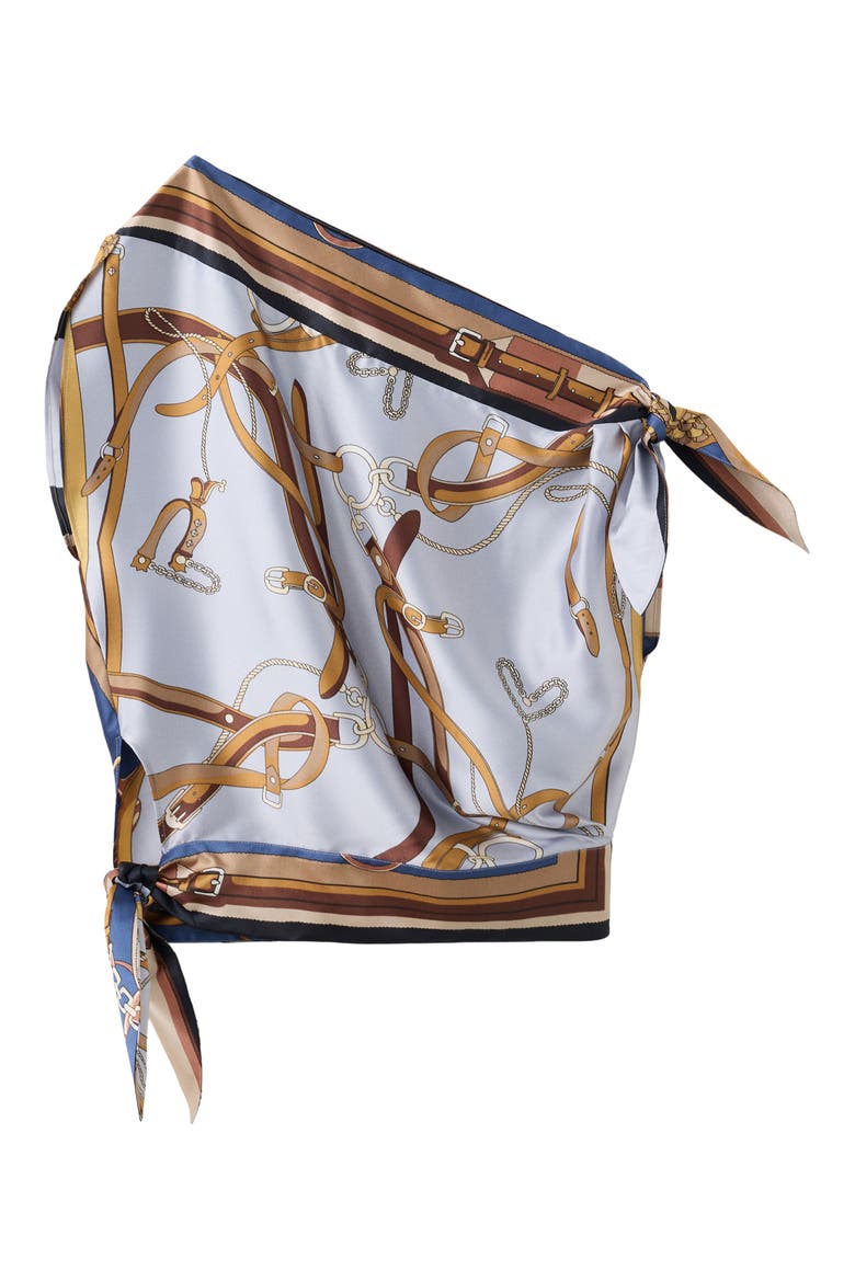 Print One-Shoulder Top, Alternate, color, SKY BLUE