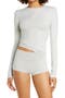 Stretch Jersey Long Sleeve T-Shirt