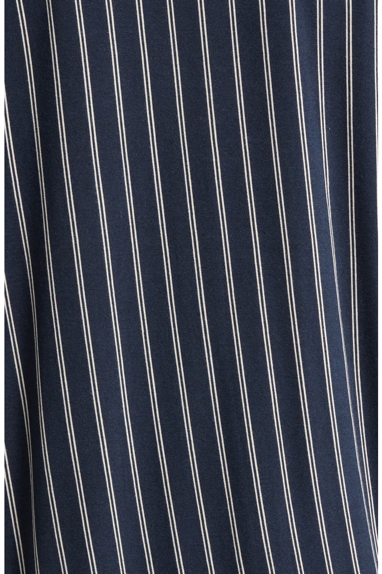 Stripe Pocket Pajamas, Alternate, color, BLUE/ CREAM STRIPE