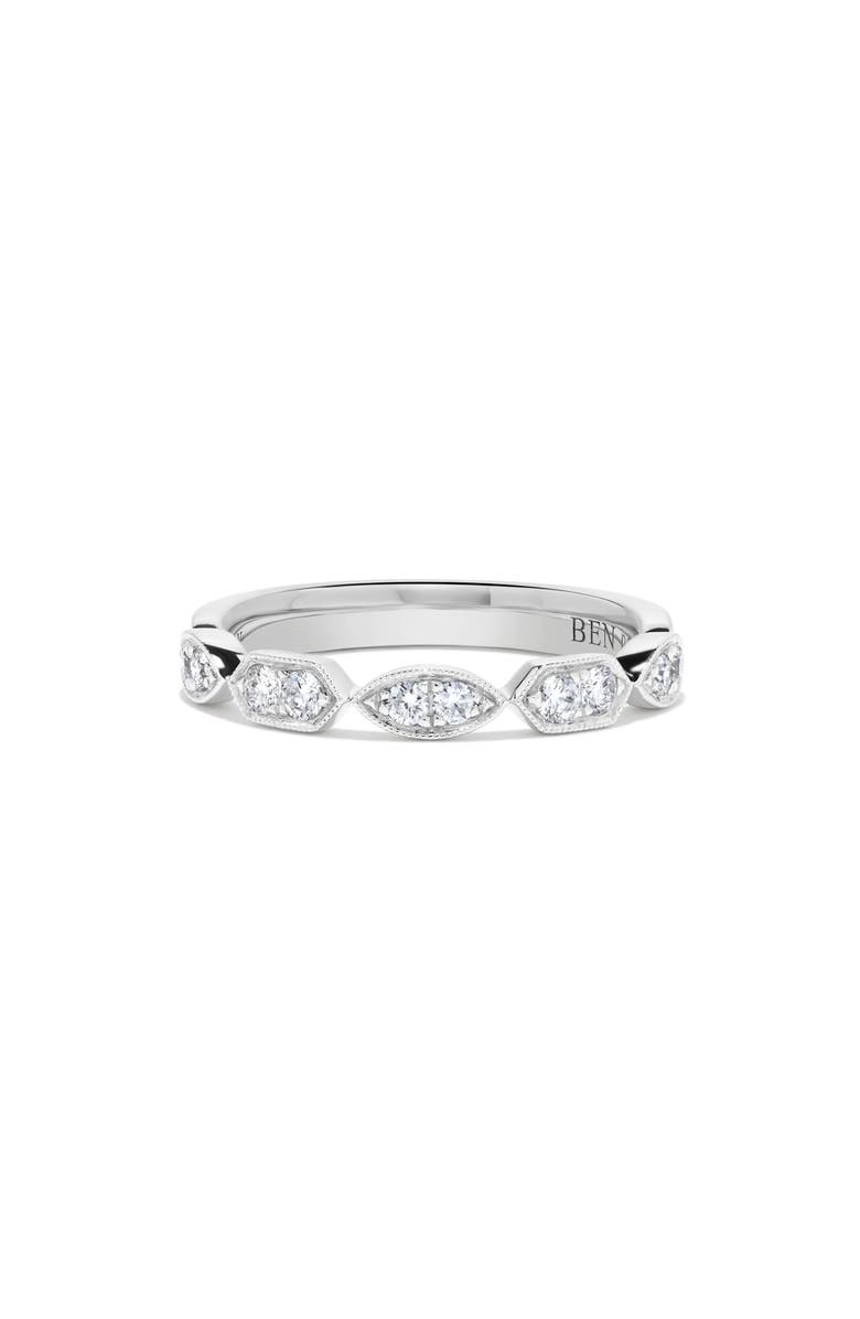 H.J. Namdar 14K White Gold Diamond Stackable Ring, Alternate, color, White Gold