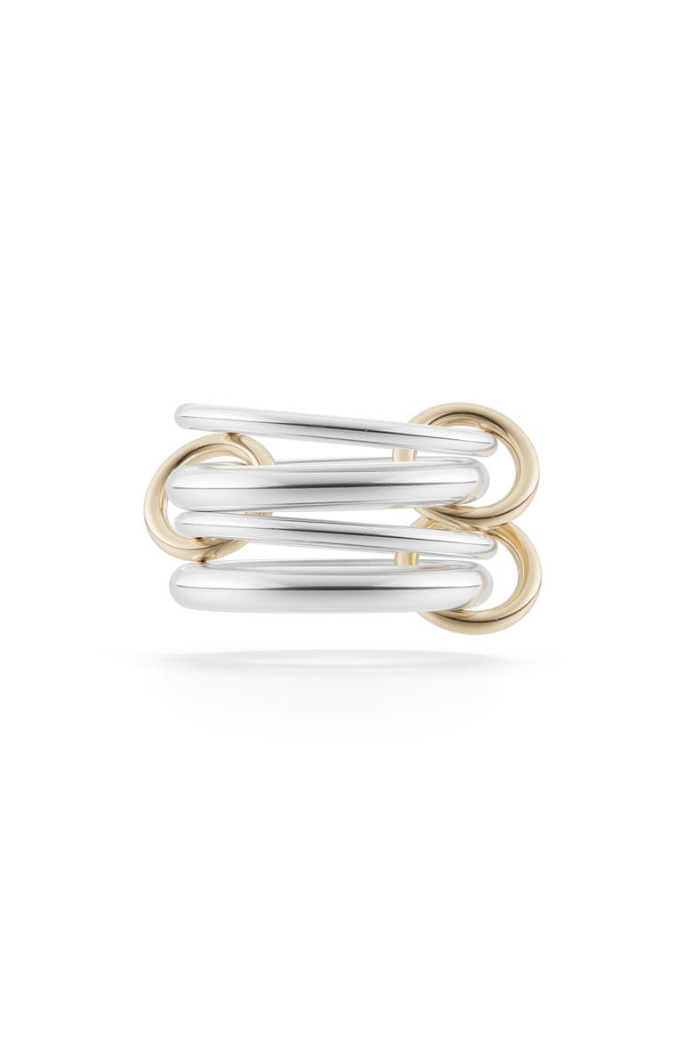 Cici Petite Linked Ring, Main, color, SILVER