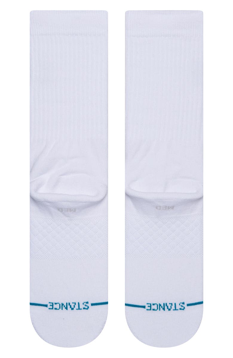Stance NBA Logoman St Crew Socks, Alternate, color,