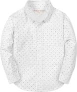 Hope & Henry Kids' Organic Long Sleeve Seersucker Shirt
