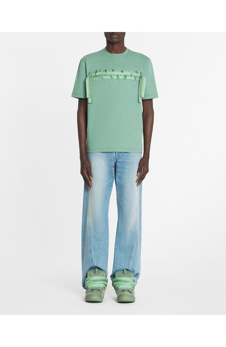 Lanvin Curb Lace T-Shirt, Alternate, color, 