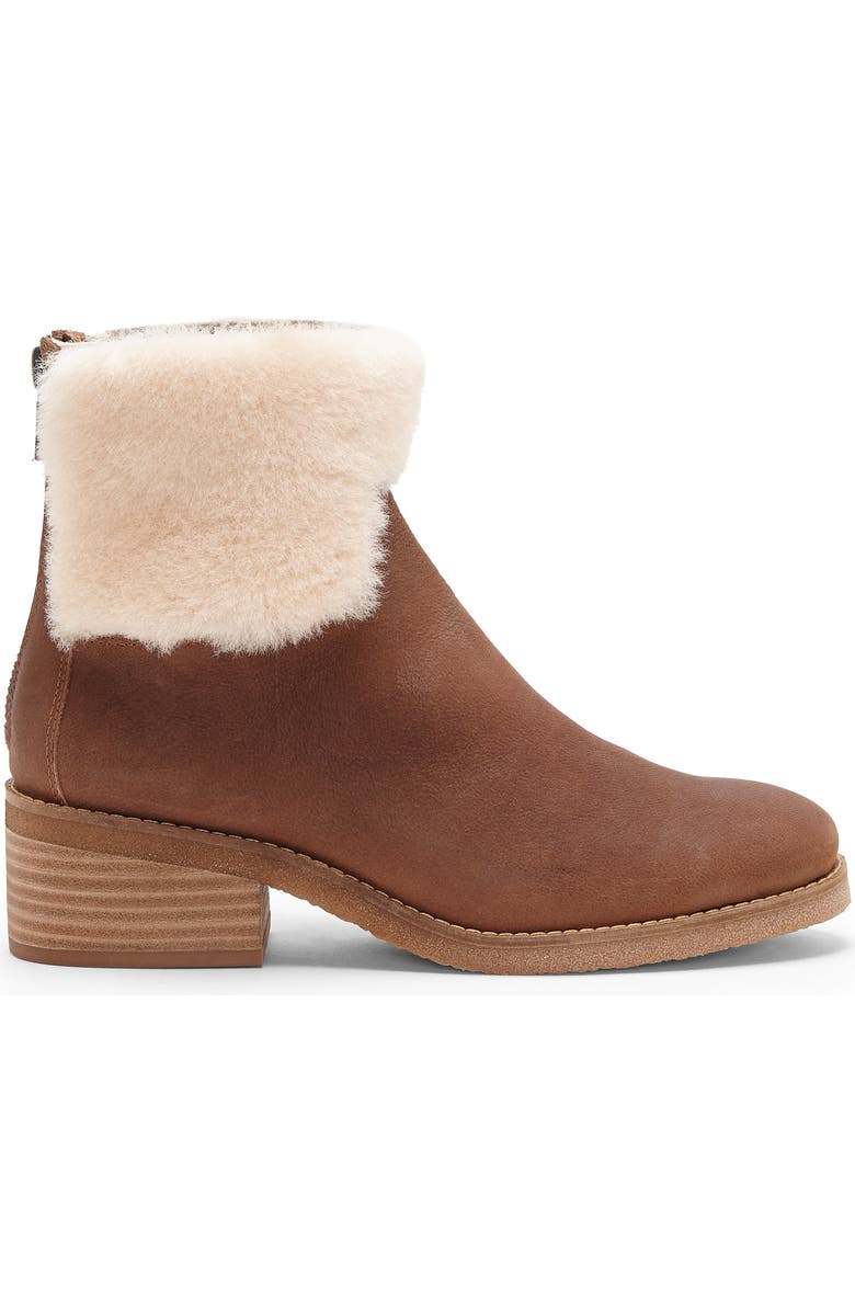 Lucky Brand Tarina Genuine Shearling Cuff Bootie, Alternate, color,