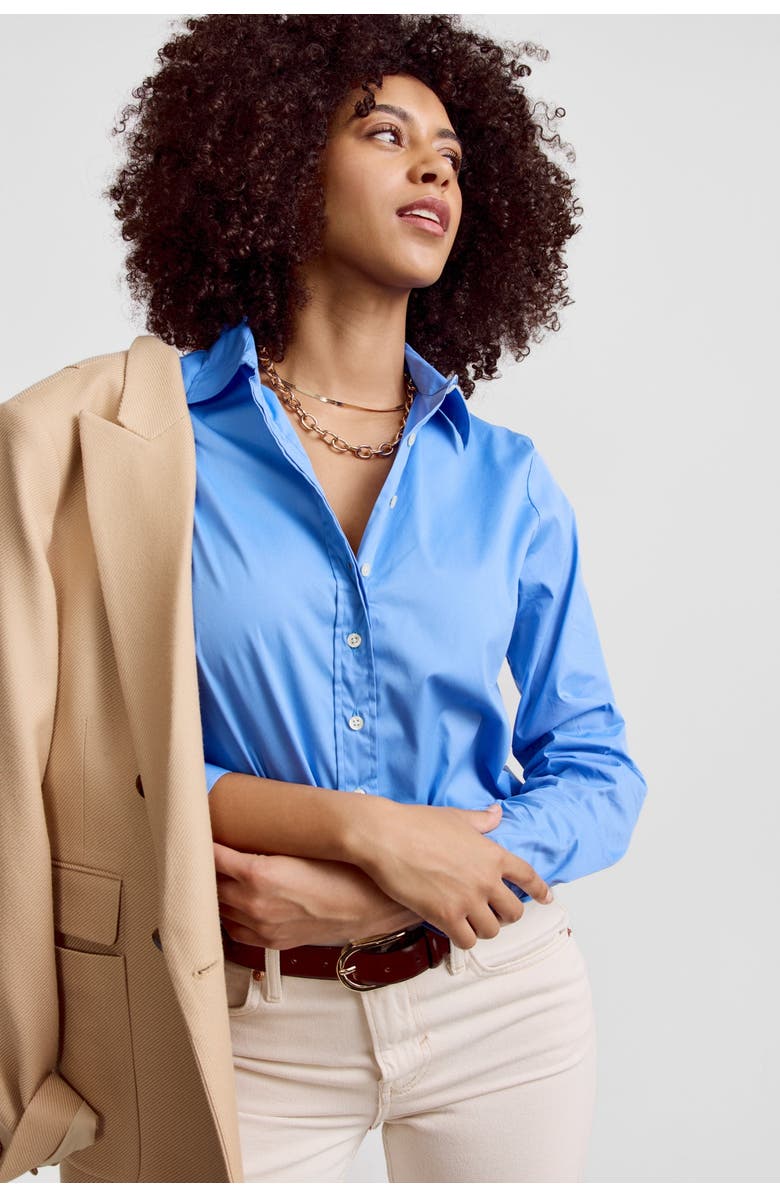 The Shirt by Rochelle Behrens The Icon Shirt, Alternate, color, French Blue