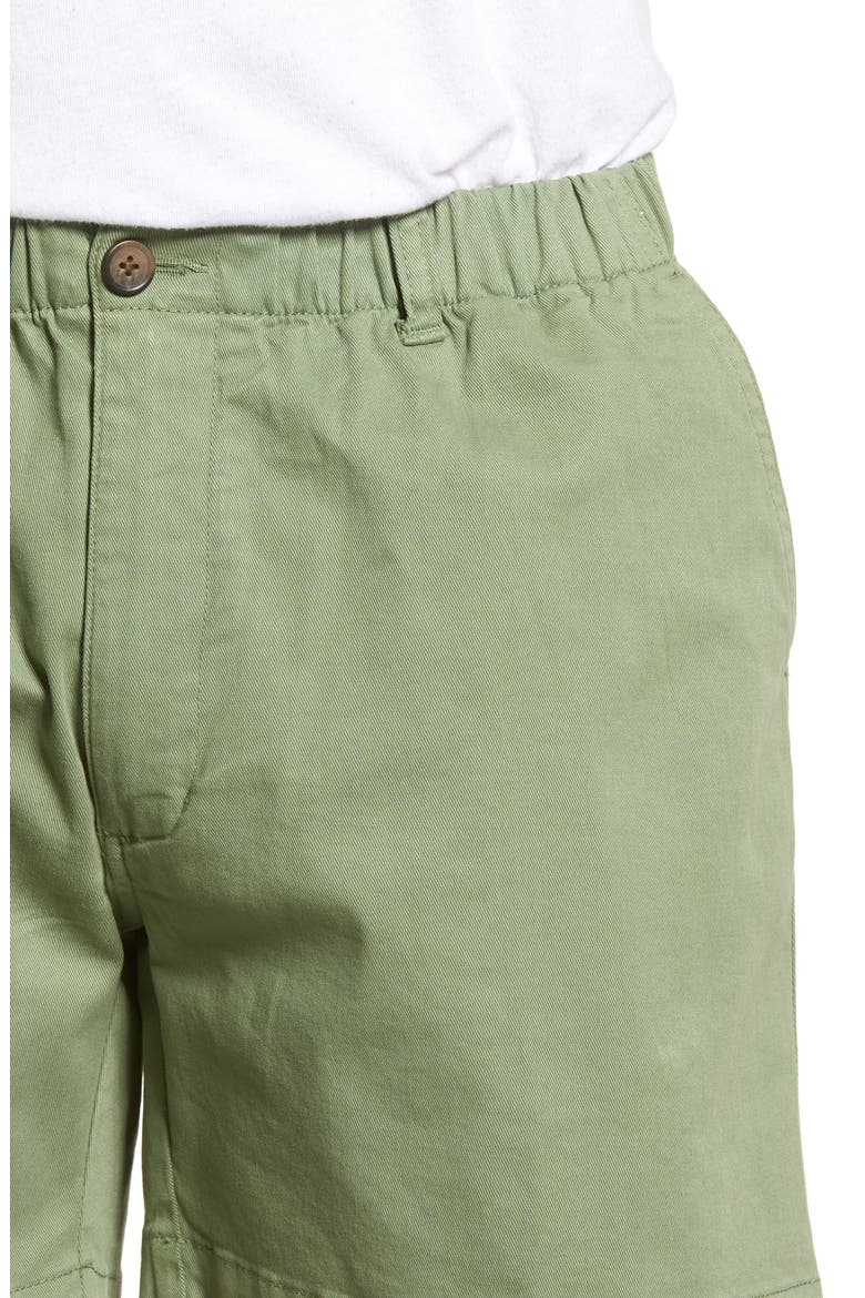 Snappers Elastic Waist 5.5 Inch Stretch Shorts, Alternate, color, HEDGE