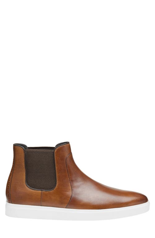 Johnston & Murphy Men's Brody Chelsea Boots In Brn Hand-stained Fg