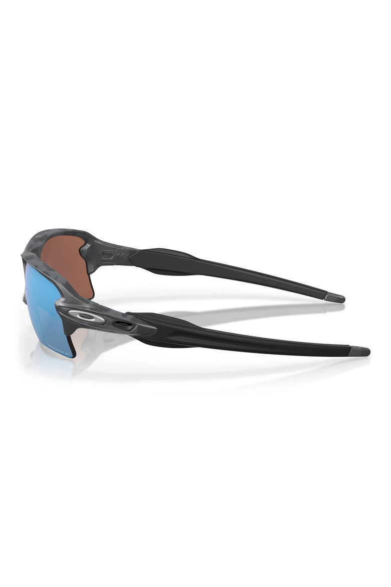 Flak® 2.0 XL 59mm Prizm™ Polarized Wrap Sunglasses, Alternate, color, MATTE BLACK CAMO/ DEEP WATER