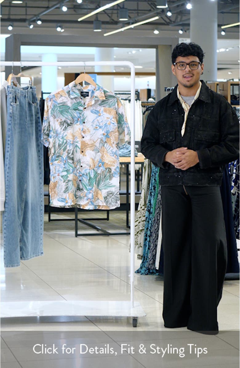 Otokia Tropical Short Sleeve Button-Up Shirt, sales video thumbnail