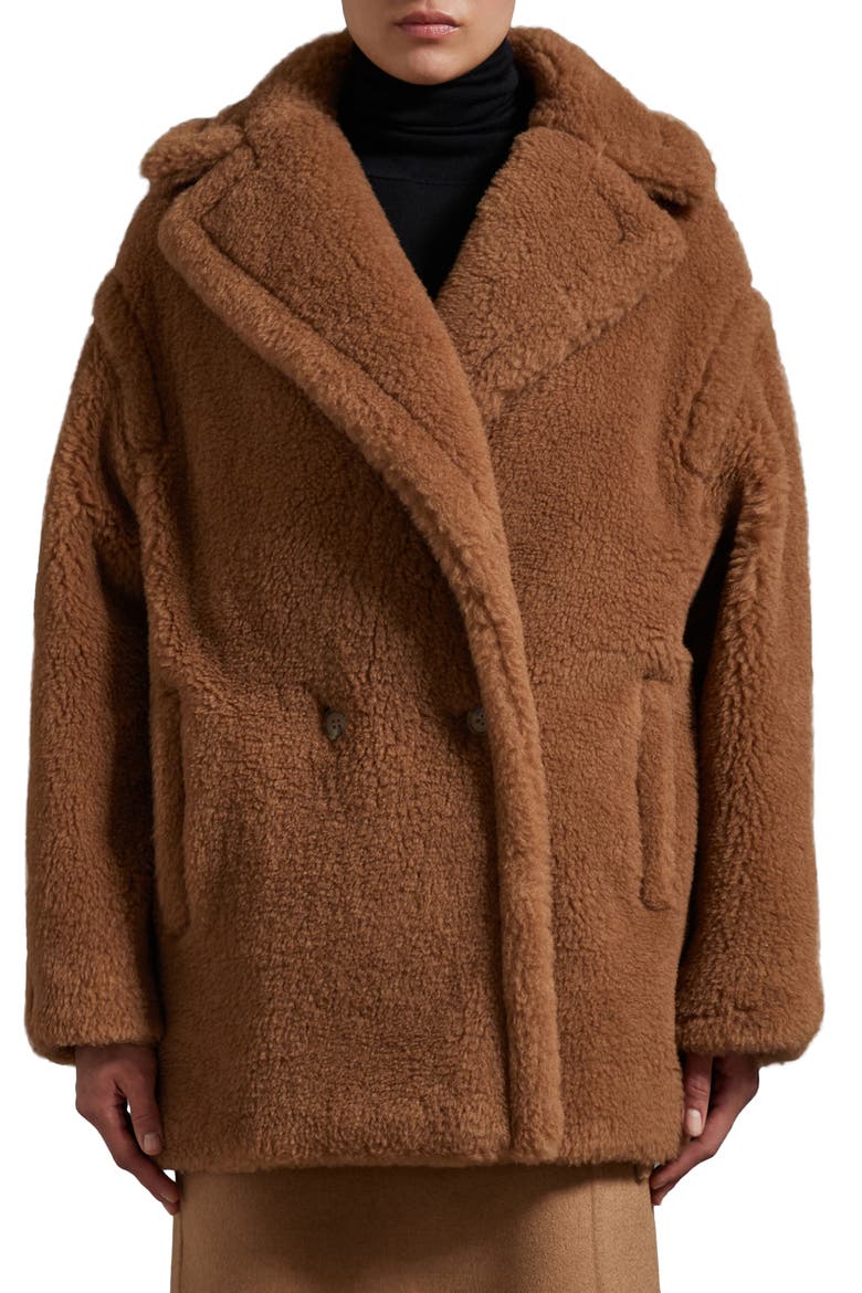 Dramma Teddy Jacket, Main, color, CAMEL