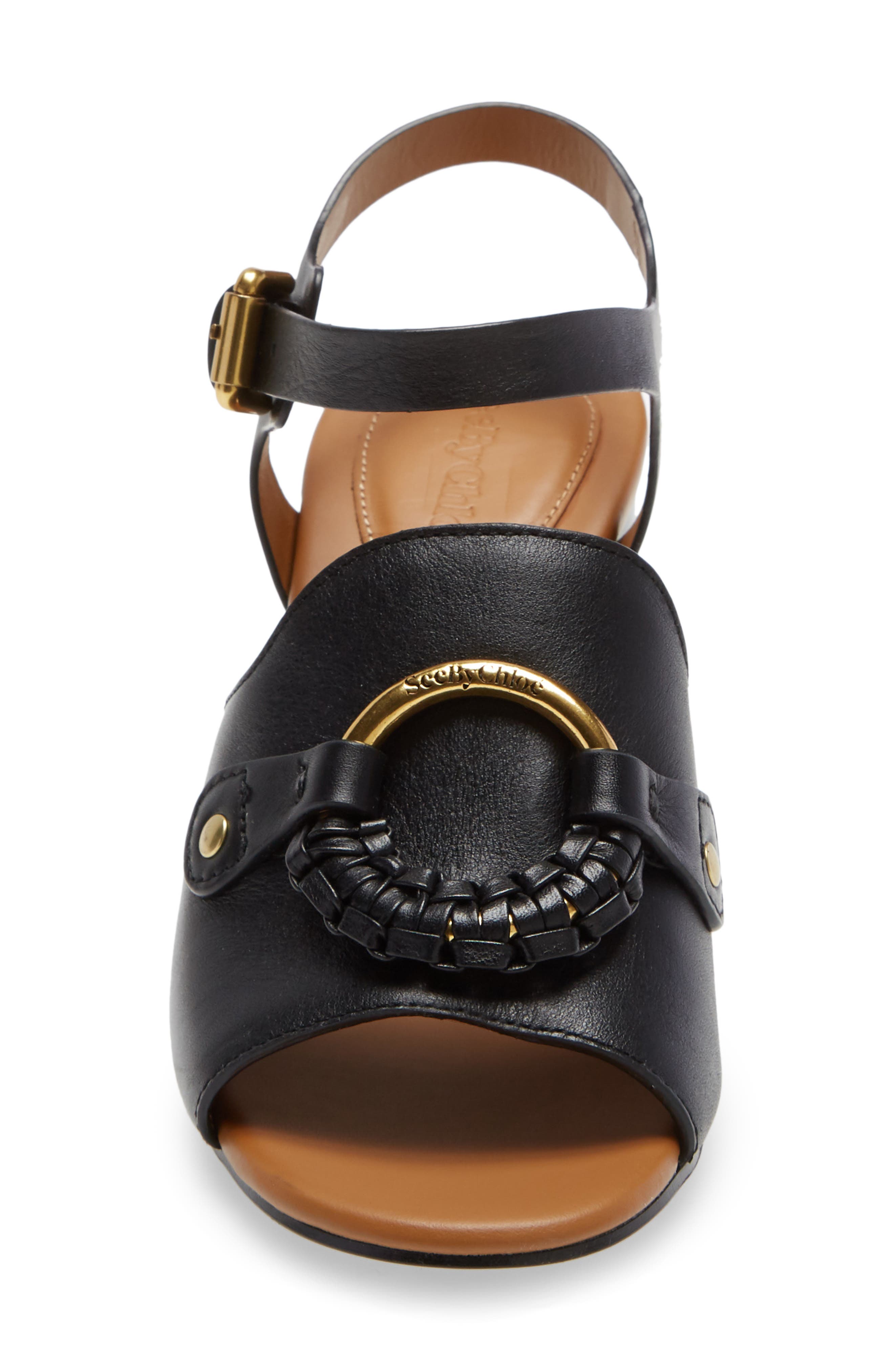 See by Chloé Hana Ankle Strap Sandal, Alternate, color, 
